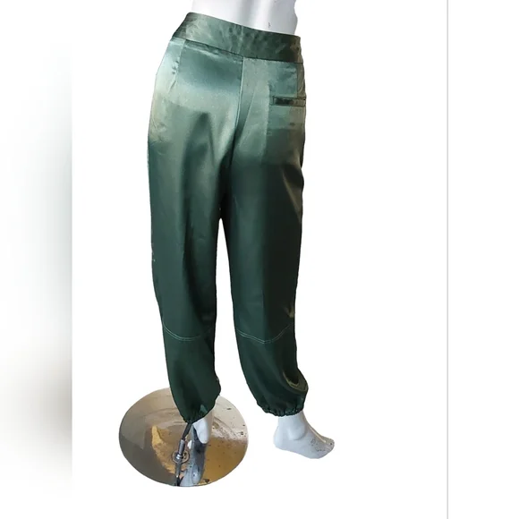 ANTHROPOLOGY MAEVE PARACHUTE SATIN BELTED‎ JOGGER SIZE 12 - Picture 3 of 5